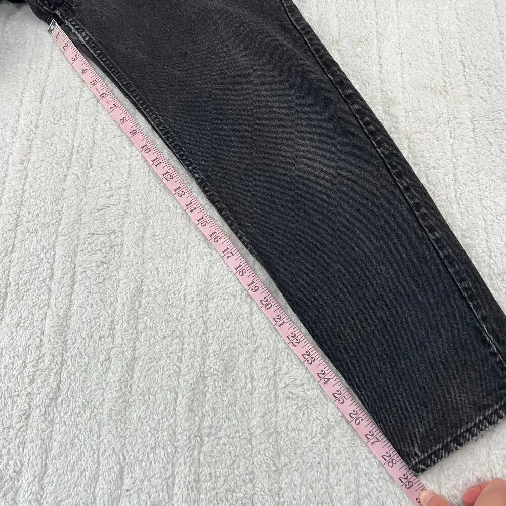 Levi's Black Vintage Jeans Size 32X29 USA Made Tapered leg